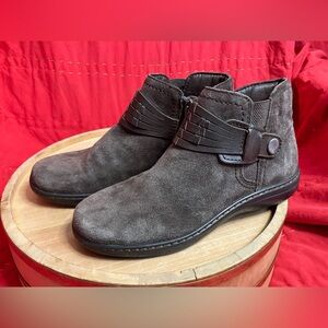 Earth Women's Synal Woven Round Toe Flat Brown Casual Booties Boots Size 6